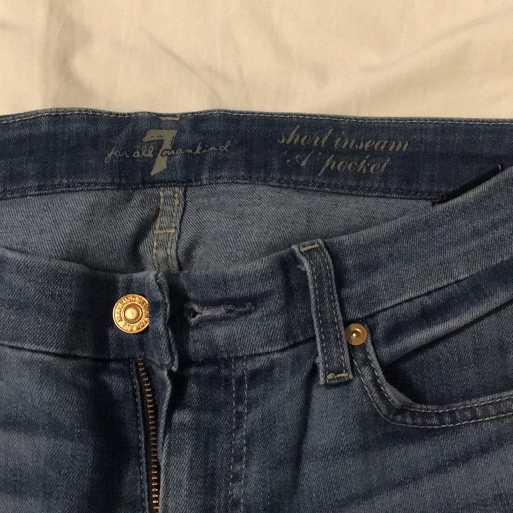 7 for All Mankind A pocket short inseam jeans 31